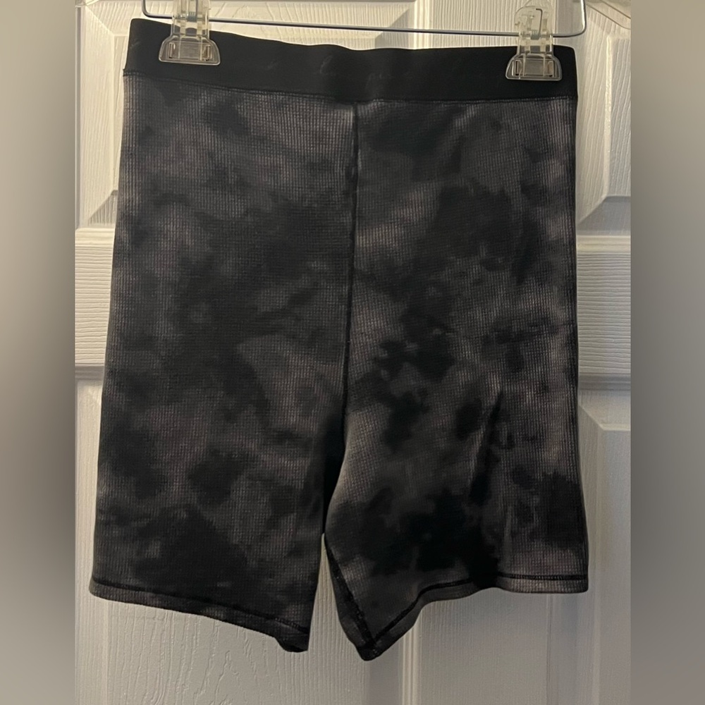 Victoria's Secret Black Tie-Dye sleep  Shorts